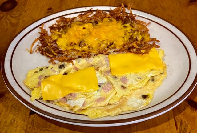 City Ham and Cheese Omelet*.